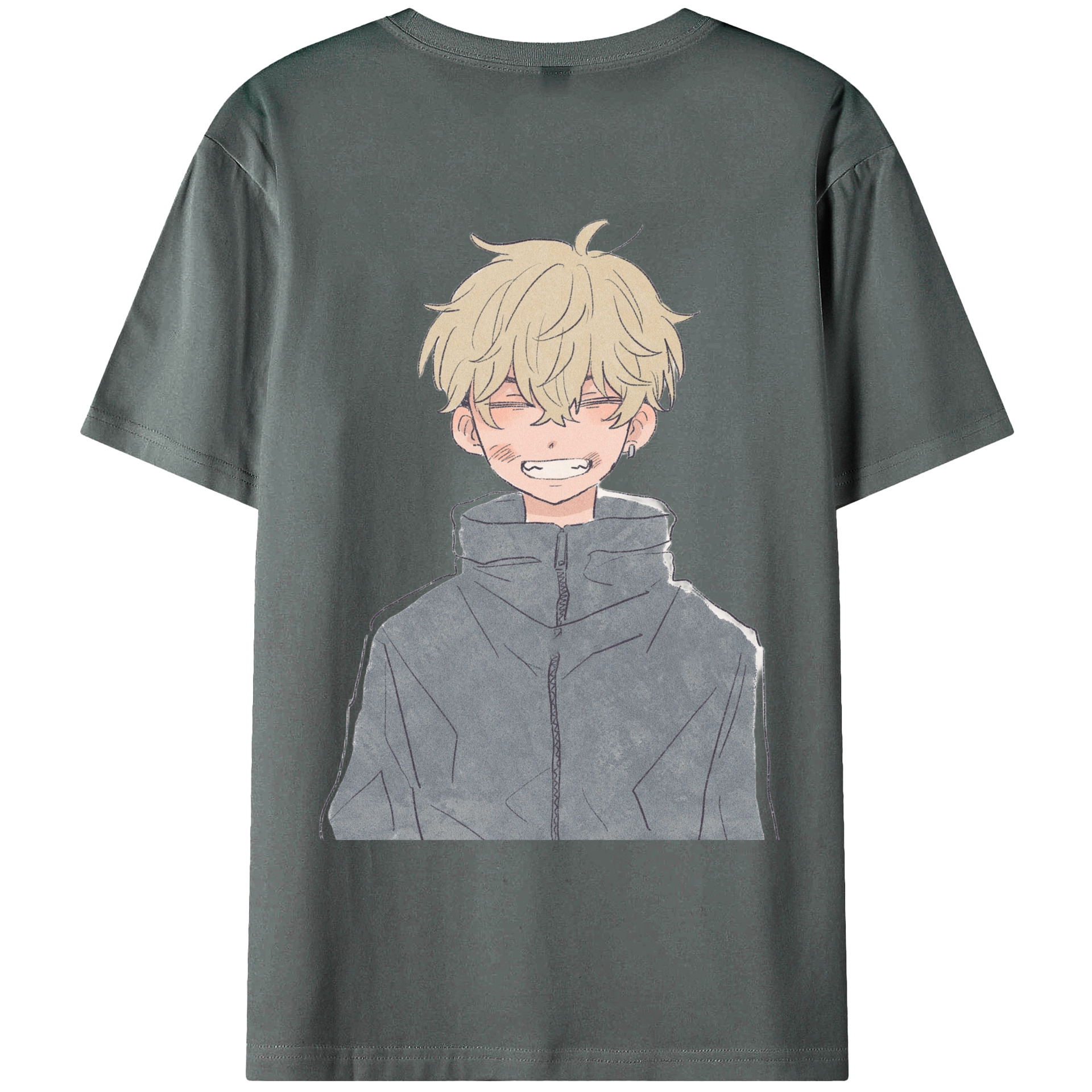 （画像用） 東京リベンジャーズ Tokyo Revengers 綿100％ メンズ半袖Tシャツ（バックプリント） 通気性